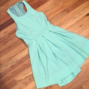 Open Back Aqua Dress
